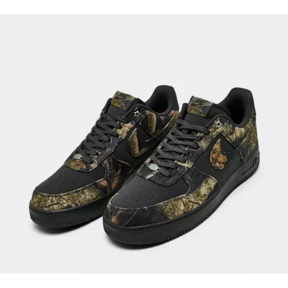 Nike Air Force 1 Low Realtree Black Camo IH1221-001 Sneakere Shoes Mens Size 11